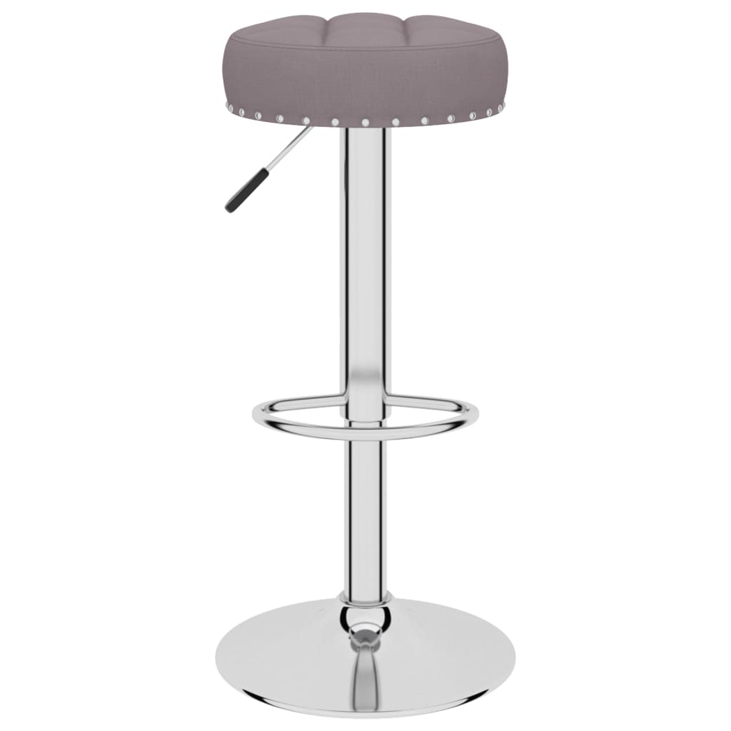 vidaXL Tabouret de bar Taupe Tissu