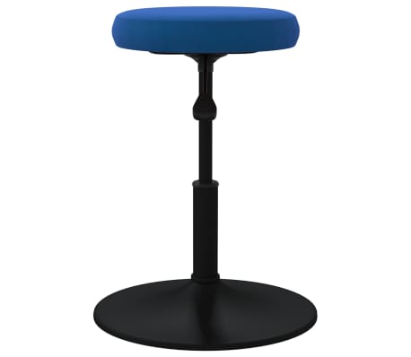 vidaXL Baro taburetė, mėlynos spalvos, aksomas