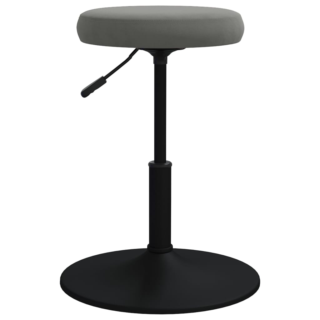 

vidaXL Eetkamerstoelen 2 st fluweel donkergrijs