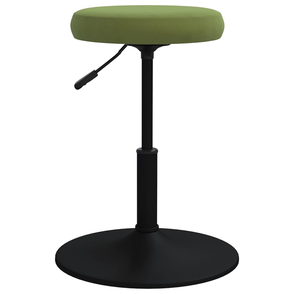 

vidaXL Eetkamerstoelen 2 st fluweel lichtgroen