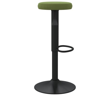 vidaXL Baro taburetė, &scaron;viesiai žalios spalvos, aksomas
