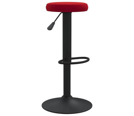 vidaXL Baro taburetė, raudonojo vyno spalvos, aksomas