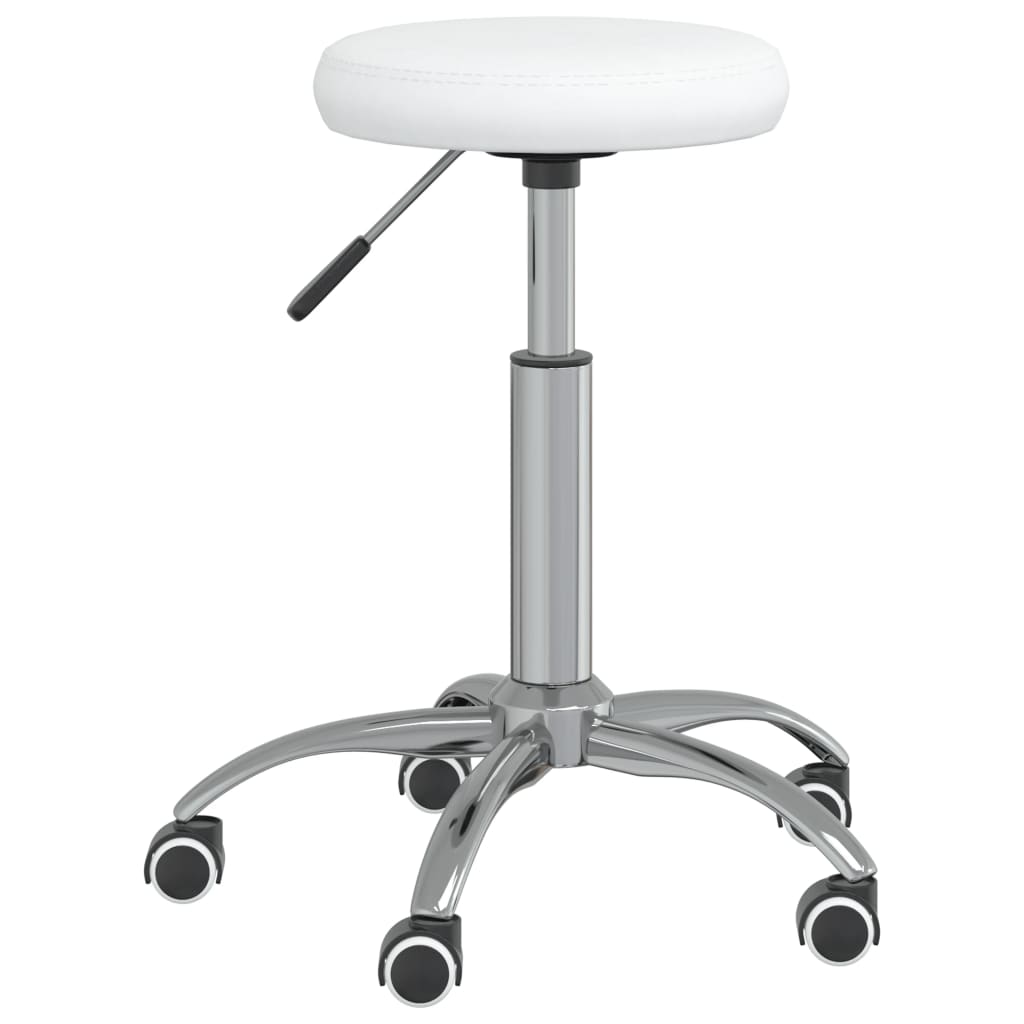 

vidaXL Eetkamerstoelen 2 st kunstleer wit