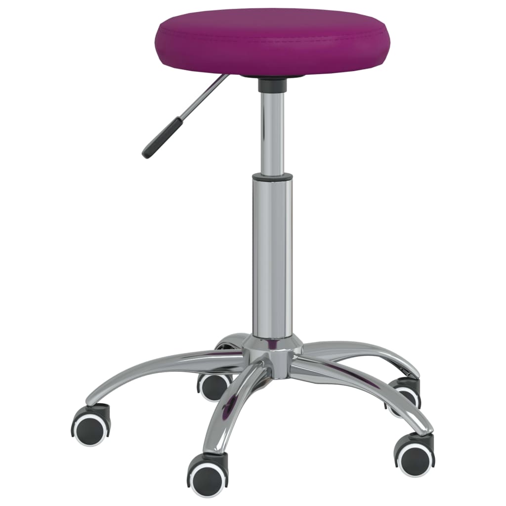 

vidaXL Eetkamerstoelen 2 st kunstleer paars