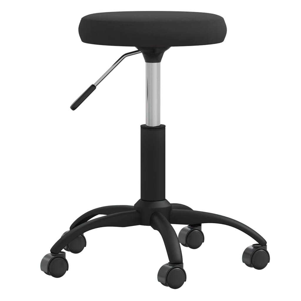

vidaXL Eetkamerstoelen 2 st fluweel zwart