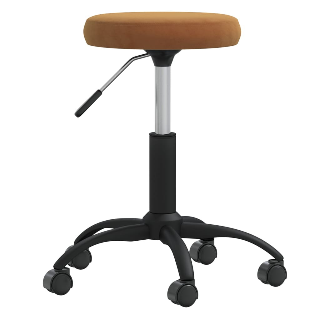 

vidaXL Eetkamerstoelen 2 st fluweel bruin