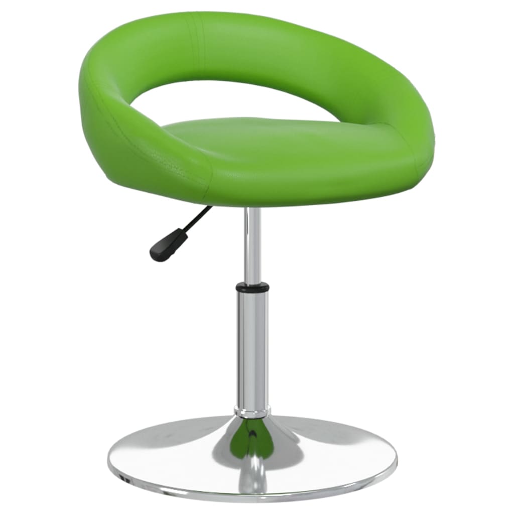 

vidaXL Eetkamerstoelen draaibaar 2 st kunstleer groen