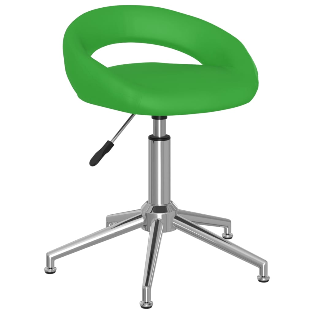 

vidaXL Eetkamerstoelen draaibaar 2 st kunstleer groen