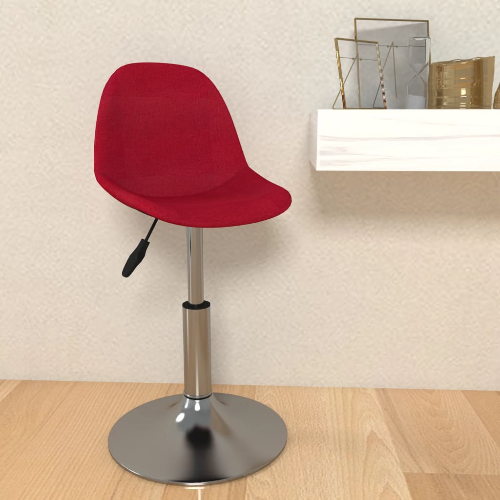 Tabouret de bar Rouge bordeaux Tissu