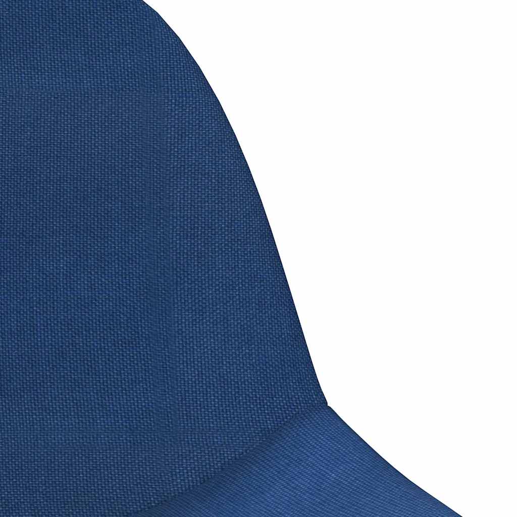 Barová židle modrá textil - obrázek 7
