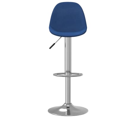 vidaXL Baro taburetė, mėlynos spalvos, audinys