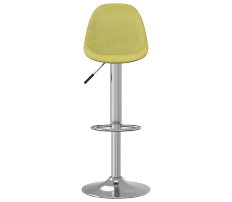 vidaXL Baro taburetė, žalios spalvos, audinys