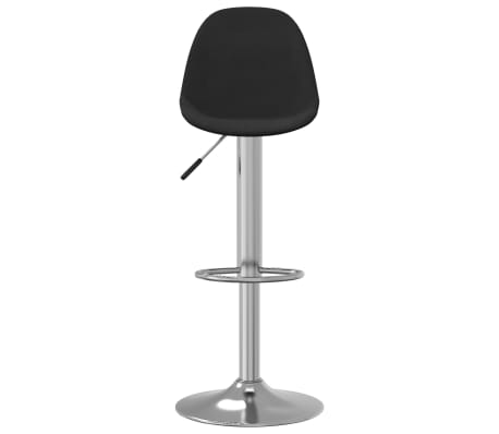 vidaXL Baro taburetė, juodos spalvos, audinys