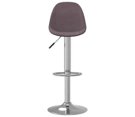 vidaXL Baro taburetė, taupe spalvos, audinys