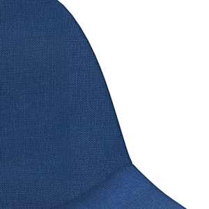 Barové židle 2 ks modré textil - obrázek 6