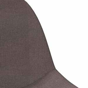 Barové židle 2 ks taupe textil - obrázek 6