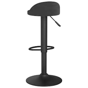 Barski stolček črn žamet - slika 5