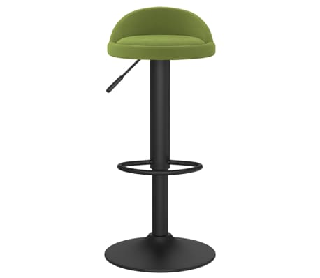 vidaXL Baro taburetė, &scaron;viesiai žalios spalvos, aksomas