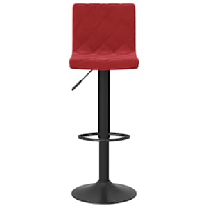 Barová židle vínová samet - obrázek 3