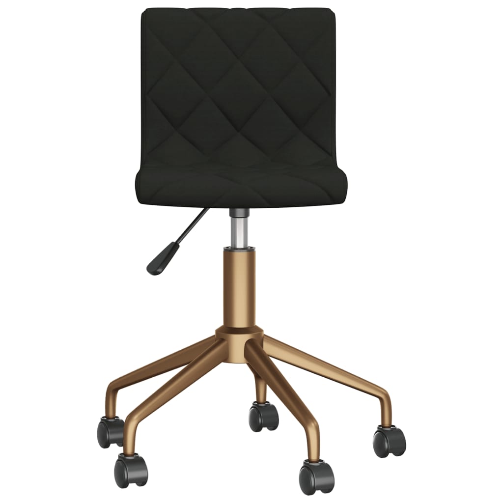 fekete bársony forgó étkezőszék