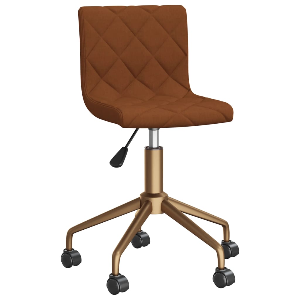 

vidaXL Eetkamerstoelen draaibaar 2 st fluweel bruin