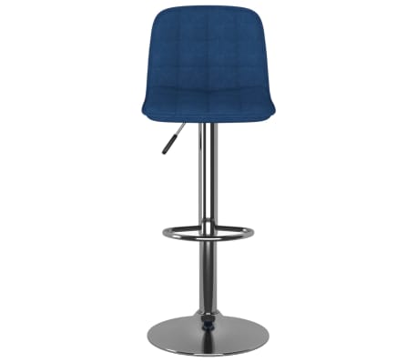 vidaXL Baro taburetė, mėlynos spalvos, audinys