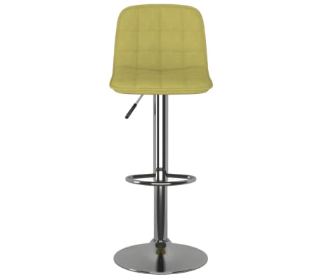 vidaXL Baro taburetė, žalios spalvos, audinys