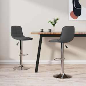 vidaXL baaripukid 2 tk, tumehall, kangas