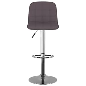 Barové židle 2 ks taupe textil - obrázek 4