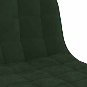 Barski stolčki 2 kosa temno zelen žamet - slika 8