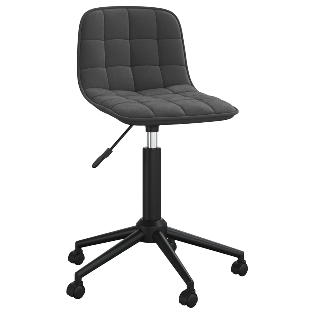 Esszimmerstuhl Drehbar Schwarz Samt-2