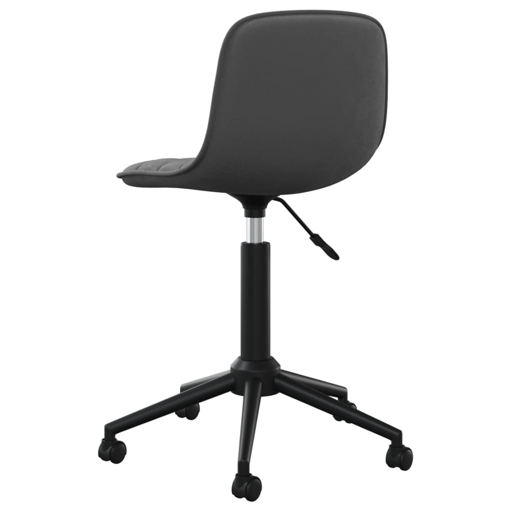 Esszimmerstuhl Drehbar Schwarz Samt-5