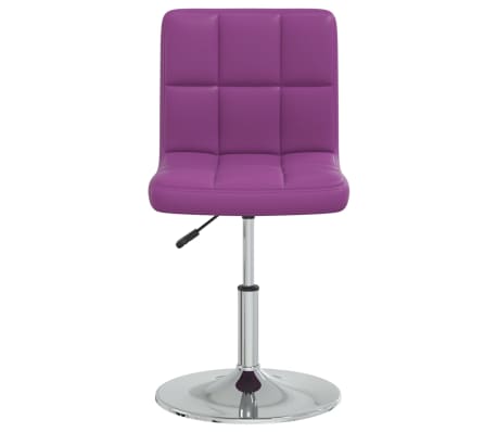 vidaXL Tabouret de bar Violet Similicuir