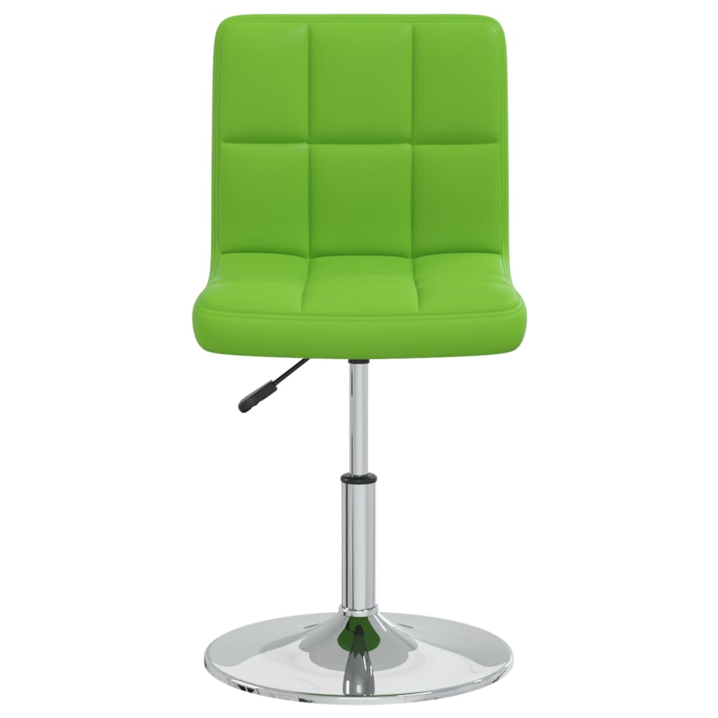 vidaXL Tabouret de bar Vert Similicuir