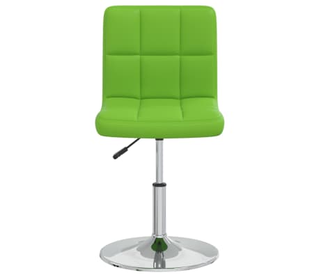 vidaXL Tabouret de bar Vert Similicuir