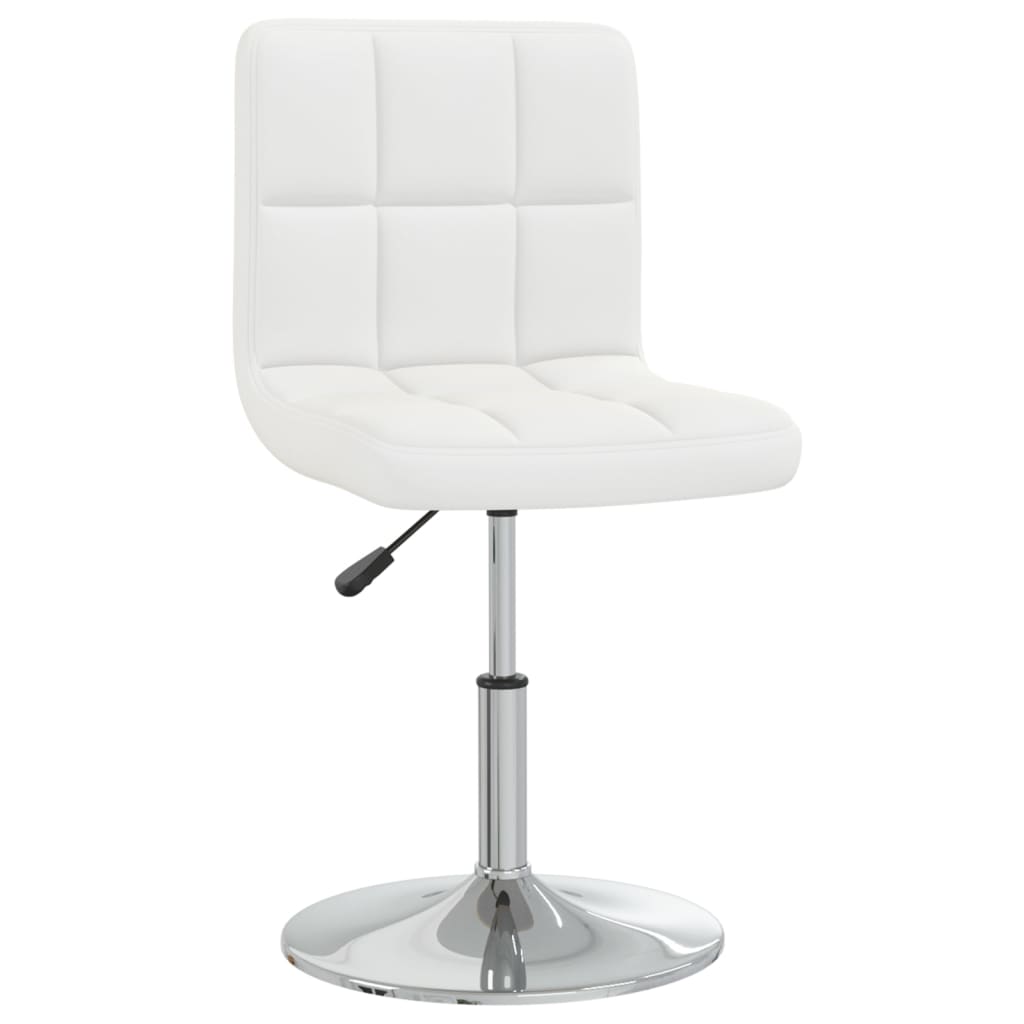 

vidaXL Eetkamerstoelen 2 st kunstleer wit