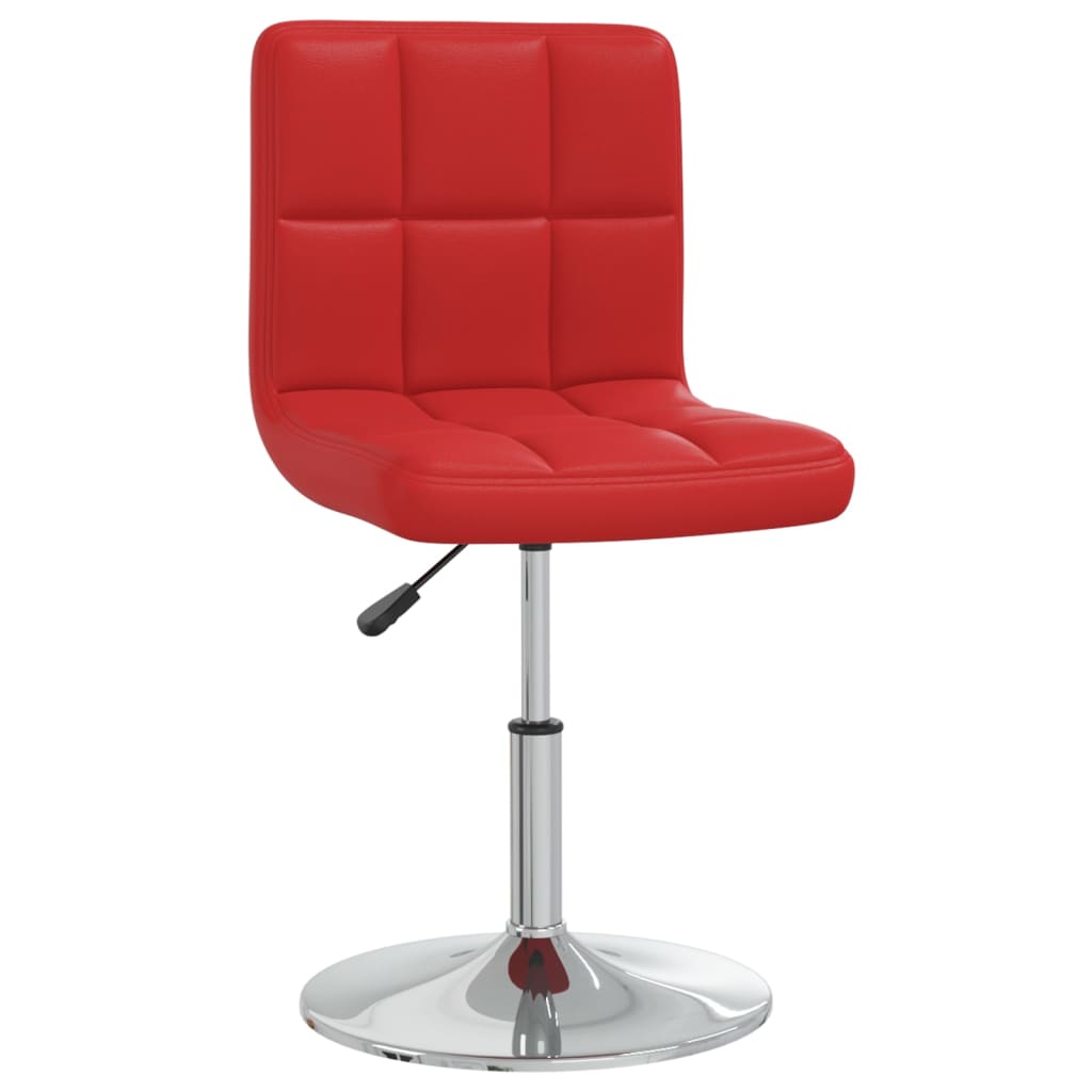 

vidaXL Eetkamerstoelen 2 st kunstleer wijnrood
