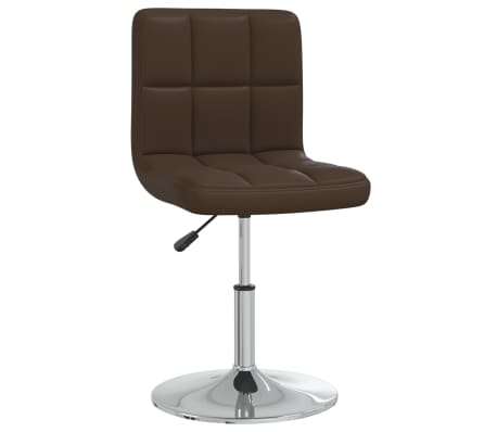 vidaXL spisebordsstole 4 stk. kunstlæder brun