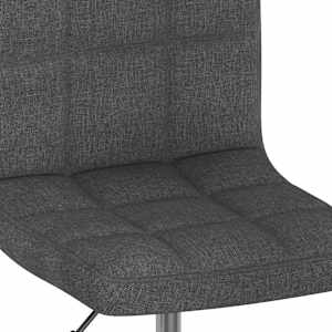 Barová židle tmavě šedá textil - obrázek 6