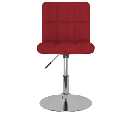 vidaXL Pasukama baro taburetė, raudonojo vyno spalvos, audinys