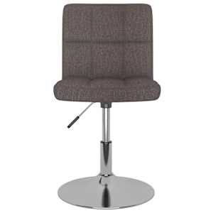 Otočná barová židle taupe textil - obrázek 3