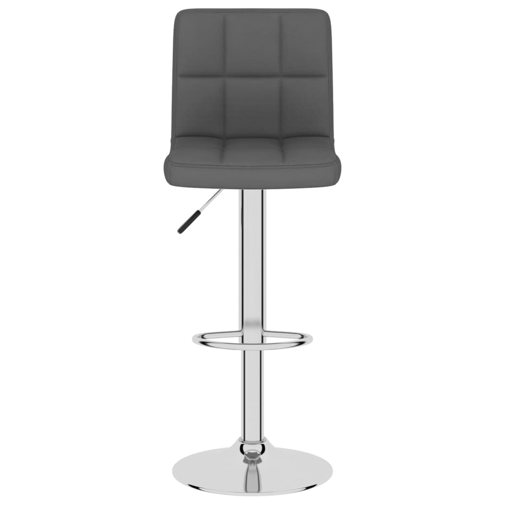 vidaXL Tabouret de bar Gris foncé Tissu