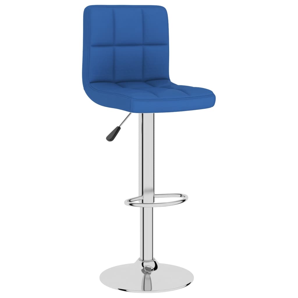 Thumbnail - vidaXL Barhocker Blau Stoff