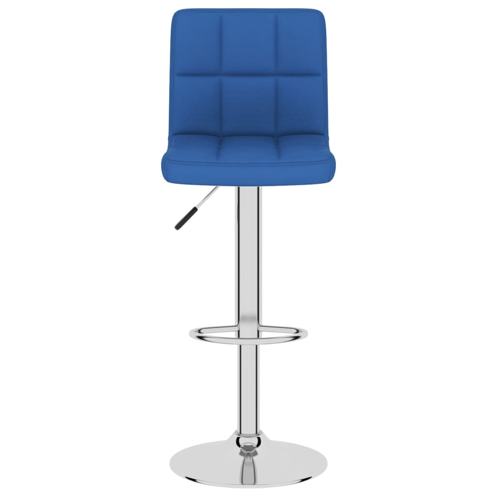 vidaXL Barski stolček modro blago
