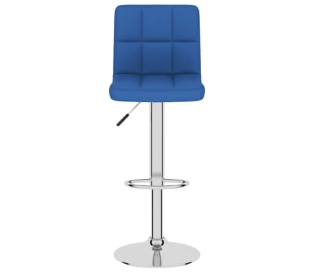 vidaXL Barski stolček modro blago