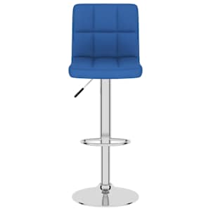 Barové židle 2 ks modré textil - obrázek 4