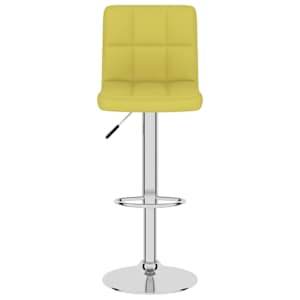 Barové židle 2 ks zelené textil - obrázek 4
