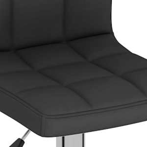 Barové židle 2 ks černé textil - obrázek 8