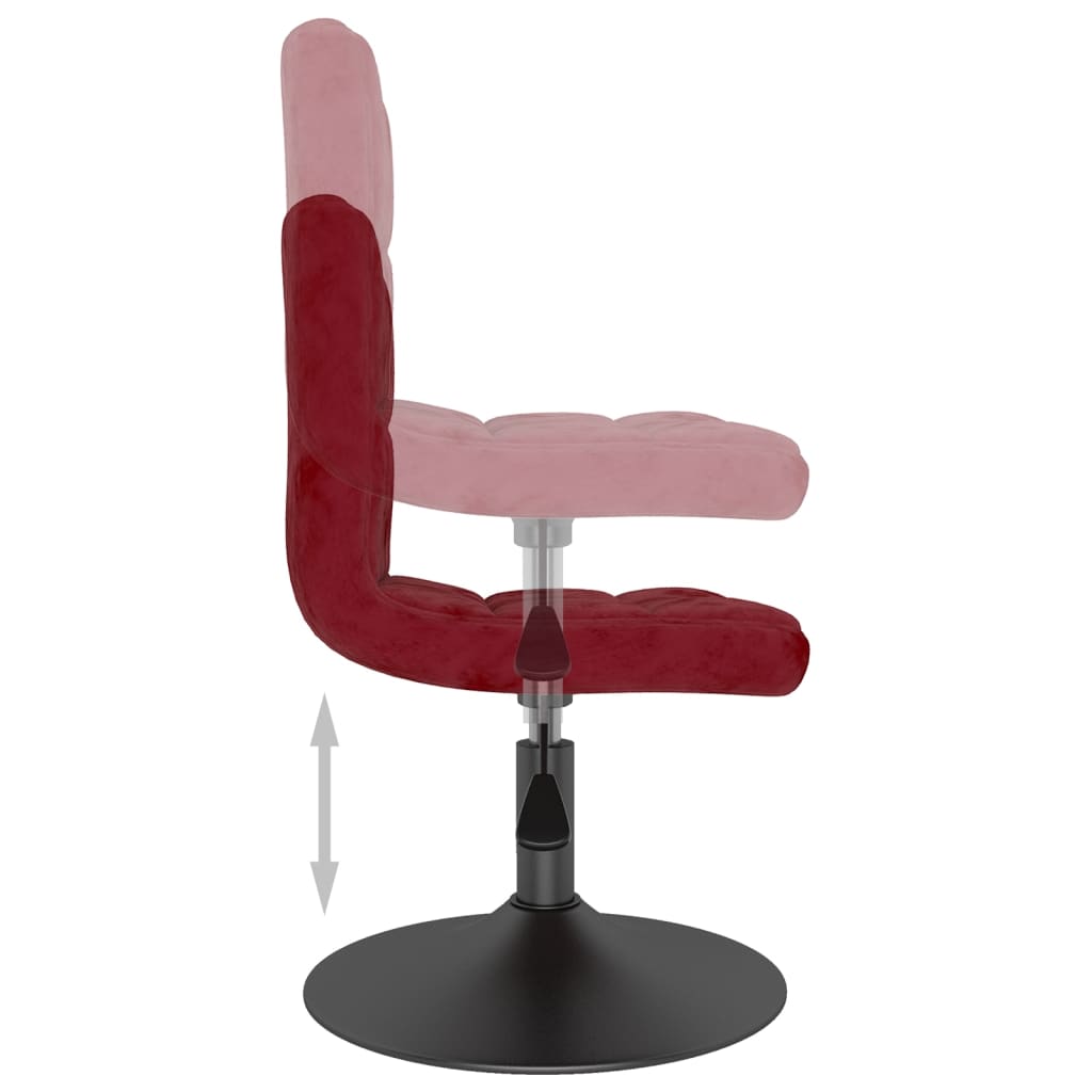 1/2/4/6x Silla de Comedor Giratoria de Terciopelo Asiento Multicolor vidaXL - Imagen 86 de 115
