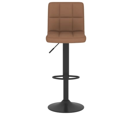 vidaXL Bar Stool Brown Fabric